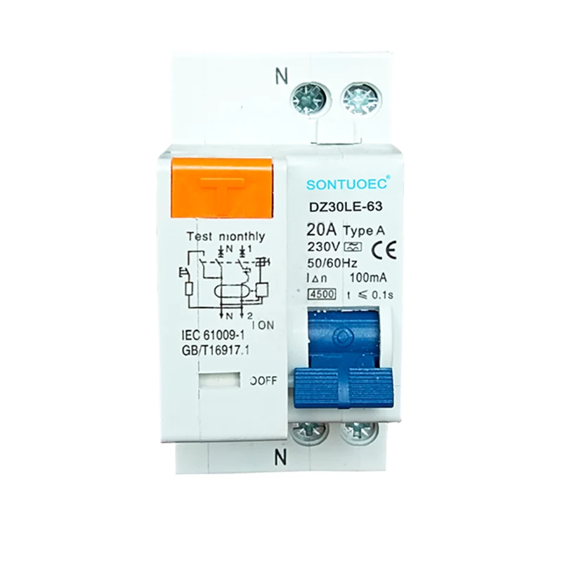 1p+n elektronika tipo rcbo
