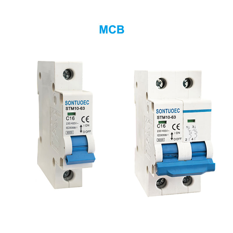 Fabriko Rekta Vendo MCB Stm10-63 Serio 6ka Miniatura Circuit Breaker