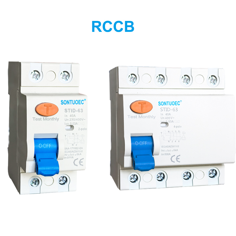 STID-63 Serio RCCB 230V 63A Residual Curlical Circuit Breaker
